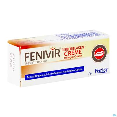 Fenivir 1% Fieberblasencreme, 2 Gramm, A-Nr.: 3504184 - 02