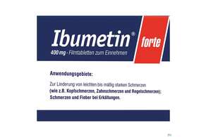 IBUMETIN FTBL FTE 400MG, 20 Stück, A-Nr.: 2420278 - 01