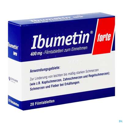 IBUMETIN FTBL FTE 400MG, 20 Stück, A-Nr.: 2420278 - 03