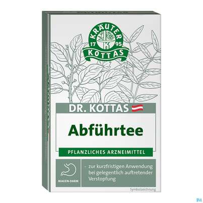 Sie sehen eine Packung KOTTAS DR.TEE ABFUEHRTEE, 20 Stück, Produktbild: 01 KOTTAS DR.TEE ABFUEHRTEE, 20 Stück, A-Nr.: 3886317 - 01