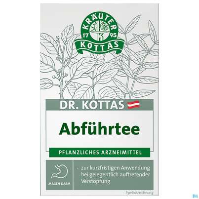 Sie sehen eine Packung KOTTAS DR.TEE ABFUEHRTEE, 20 Stück, Produktbild: 02 KOTTAS DR.TEE ABFUEHRTEE, 20 Stück, A-Nr.: 3886317 - 02