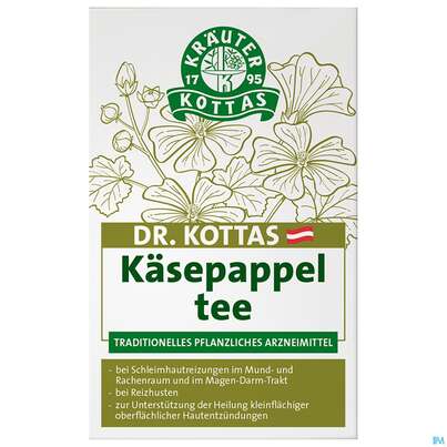 Sie sehen eine Packung Dr. Kottas Käsepappeltee, 20 Stück, Produktbild: 02 Dr. Kottas Käsepappeltee, 20 Stück, A-Nr.: 3886180 - 02