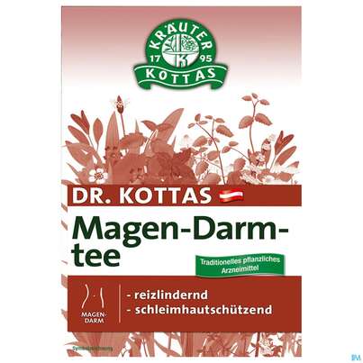 Sie sehen eine Packung Dr. Kottas Magen-Darm Tee, 20 Stück, Produktbild: 02 Dr. Kottas Magen-Darm Tee, 20 Stück, A-Nr.: 3886062 - 02