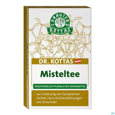 Sie sehen eine Packung Dr. Kottas Misteltee, 20 Stück, Produktbild: 01 Dr. Kottas Misteltee, 20 Stück, A-Nr.: 3886205 - 01