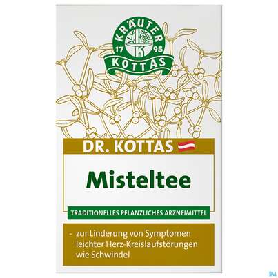Sie sehen eine Packung Dr. Kottas Misteltee, 20 Stück, Produktbild: 02 Dr. Kottas Misteltee, 20 Stück, A-Nr.: 3886205 - 02