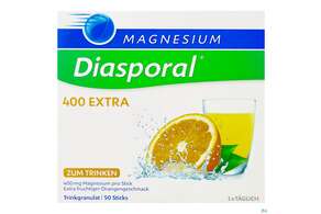 Magnesium-Diasporal® 400 EXTRA, Trinkgranulat, 50 Stück, A-Nr.: 4282171 - 01
