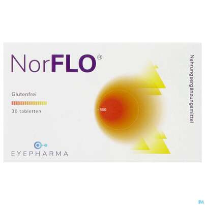 Sie sehen eine Packung Norflo Tabl 30st, Produktbild: 01 Norflo Tabl 30st, A-Nr.: 3828917 - 01