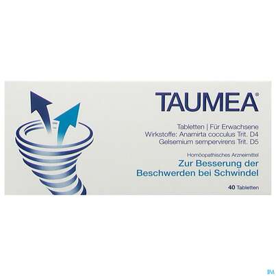Sie sehen eine Packung TAUMEA TBL, 40 Stück, Produktbild: 01 TAUMEA TBL, 40 Stück, A-Nr.: 4466706 - 01