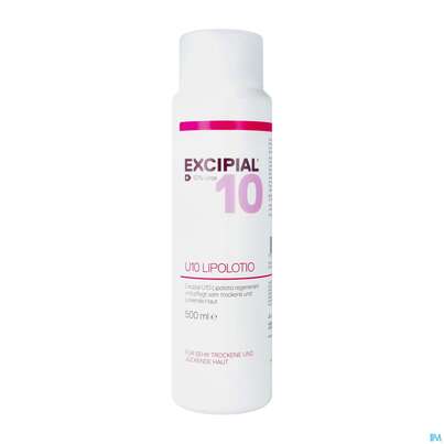 Sie sehen eine Packung EXCIPIAL U10 LIPOLOT 10%UREA, 500 Milliliter, Produktbild: 02 EXCIPIAL U10 LIPOLOT 10%UREA, 500 Milliliter, A-Nr.: 4607667 - 02