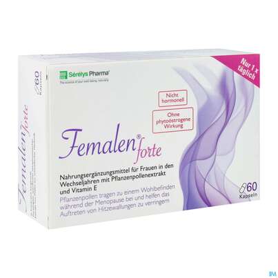Sie sehen eine Packung FEMALEN HKPS FTE, 60 Stück, Produktbild: 02 FEMALEN HKPS FTE, 60 Stück, A-Nr.: 4777702 - 02