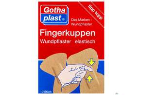 Fingerverbaende -gothaplast Kuppenpflaster Elastisch 10st, A-Nr.: 2418198 - 01