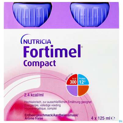 Sie sehen eine Packung FORTIMEL COMP 2.4 125 ERDB, 4 Stück, Produktbild: 01 FORTIMEL COMP 2.4 125 ERDB, 4 Stück, A-Nr.: 4294056 - 01