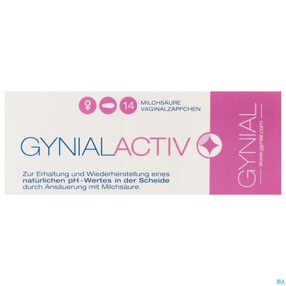 GYNIAL ACTIV VAGINALZAEPFCH., 14 Stück, A-Nr.: 4367128 - 01
