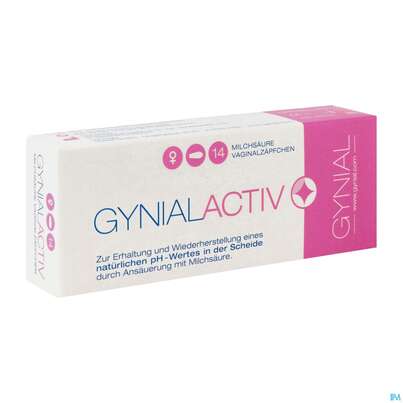 GYNIAL ACTIV VAGINALZAEPFCH., 14 Stück, A-Nr.: 4367128 - 02