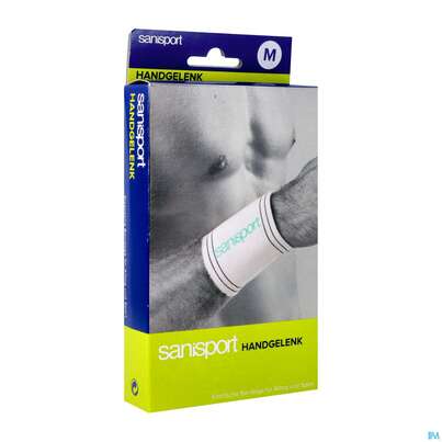 Sie sehen eine Packung Handgelenksbandagen Sanisport Mit Velcroverschluss Nr 222181 M 1st, Produktbild: 02 Handgelenksbandagen Sanisport Mit Velcroverschluss Nr 222181 M 1st, A-Nr.: 1615749 - 02