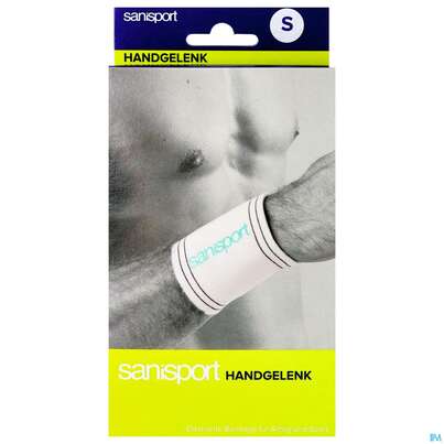 Sie sehen eine Packung Handgelenksbandagen Sanisport Mit Velcroverschluss Nr 222180 S 1st, Produktbild: 01 Handgelenksbandagen Sanisport Mit Velcroverschluss Nr 222180 S 1st, A-Nr.: 1615732 - 01