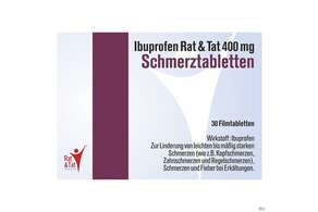 Ibuprofen-rat&amp;amp;tat Schmerztabl 400mg 30st, A-Nr.: 4482059 - 01
