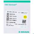 Sie sehen eine Packung Injektionsspritzen U.zubeh. Einmalkanuelen Sterican Standard Gr 1 G20x1 1/2 0,9x 40mm 46575 100st, Produktbild: 02 Injektionsspritzen U.zubeh. Einmalkanuelen Sterican Standard Gr 1 G20x1 1/2 0,9x 40mm 46575 100st, A-Nr.: 2692462 - 02