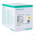 Sie sehen eine Packung Injektionsspritzen U.zubeh. Einmalkanuelen Sterican Standard Gr 1 G20x1 1/2 0,9x 40mm 46575 100st, Produktbild: 03 Injektionsspritzen U.zubeh. Einmalkanuelen Sterican Standard Gr 1 G20x1 1/2 0,9x 40mm 46575 100st, A-Nr.: 2692462 - 03