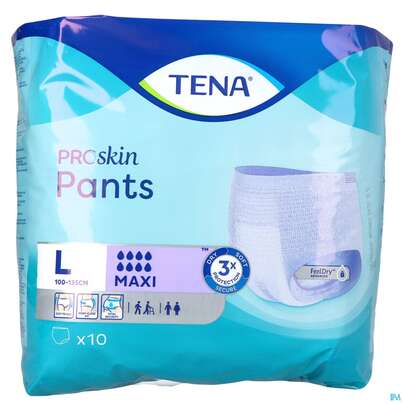 Sie sehen eine Packung Inkontinenz Tena Pants Maxi L 794623 10st, Produktbild: 01 Inkontinenz Tena Pants Maxi L 794623 10st, A-Nr.: 3206699 - 01
