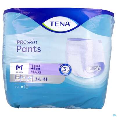 Sie sehen eine Packung TENA PANTS MAXI M INK., 10 Stück, Produktbild: 01 TENA PANTS MAXI M INK., 10 Stück, A-Nr.: 3206682 - 01