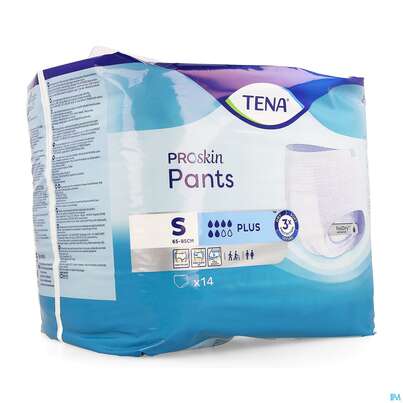 Sie sehen eine Packung Inkontinenz Tena Pants Plus S 792415 14st, Produktbild: 01 Inkontinenz Tena Pants Plus S 792415 14st, A-Nr.: 2404285 - 01