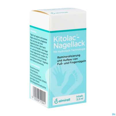 Sie sehen eine Packung KITOLAC NAGELLACK, 3,3 Milliliter, Produktbild: 02 KITOLAC NAGELLACK, 3,3 Milliliter, A-Nr.: 4108697 - 02