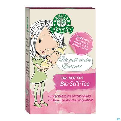 Sie sehen eine Packung Dr. Kottas Bio-Still-Tee, 20 Stück, Produktbild: 01 Dr. Kottas Bio-Still-Tee, 20 Stück, A-Nr.: 3886493 - 01