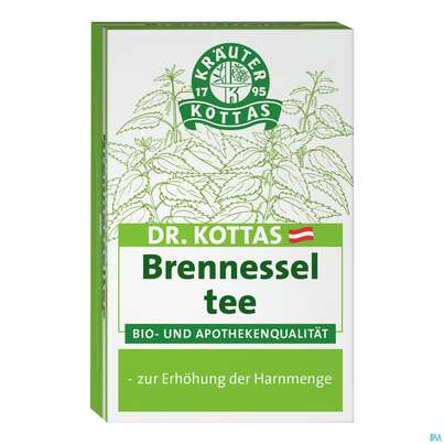Sie sehen eine Packung Dr. Kottas Brennnesseltee, 20 Stück, Produktbild: 01 Dr. Kottas Brennnesseltee, 20 Stück, A-Nr.: 3886582 - 01