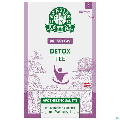 Sie sehen eine Packung Dr. Kottas Detox-Tee, 20 Stück, Produktbild: 02 Dr. Kottas Detox-Tee, 20 Stück, A-Nr.: 4401279 - 02