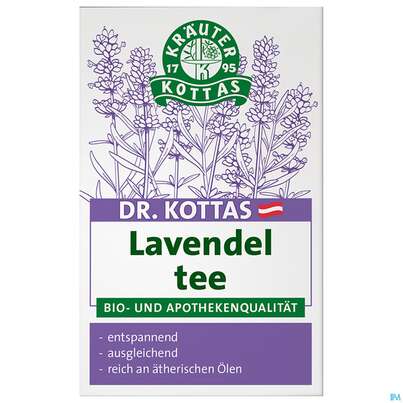 Sie sehen eine Packung Dr. Kottas Lavendeltee, 20 Stück, Produktbild: 02 Dr. Kottas Lavendeltee, 20 Stück, A-Nr.: 4123076 - 02