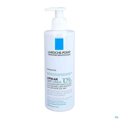 Sie sehen eine Packung La Roche Posay Koerperpflege Lipikar/lait Urea 10% 400ml, Produktbild: 04 La Roche Posay Koerperpflege Lipikar/lait Urea 10% 400ml, A-Nr.: 5775243 - 04
