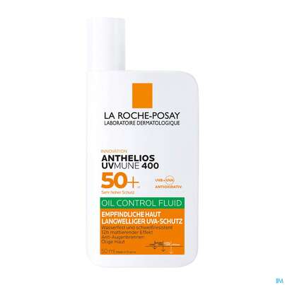Sie sehen eine Packung La Roche-Posay Anthelios Oil Control Fluid UVMune 400 LSF50+, 50 Milliliter, Produktbild: 04 La Roche-Posay Anthelios Oil Control Fluid UVMune 400 LSF50+, 50 Milliliter, A-Nr.: 5696503 - 04