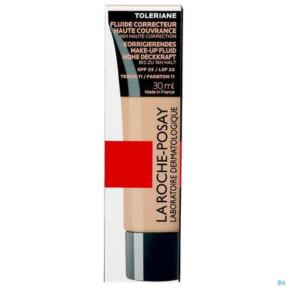 Sie sehen eine Packung La Roche Posay Toleriane Fluide Makeup 11 30ml, Produktbild: 02 La Roche Posay Toleriane Fluide Makeup 11 30ml, A-Nr.: 5710864 - 02