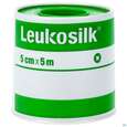 Sie sehen eine Packung Wundpflaster Leukosilk Rollenpflaster 5mx 5cm 01024 1st, Produktbild: 01 Wundpflaster Leukosilk Rollenpflaster 5mx 5cm 01024 1st, A-Nr.: 5020585 - 01