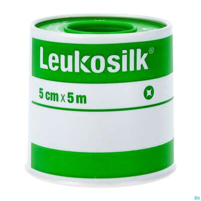 Sie sehen eine Packung Wundpflaster Leukosilk Rollenpflaster 5mx 5cm 01024 1st, Produktbild: 02 Wundpflaster Leukosilk Rollenpflaster 5mx 5cm 01024 1st, A-Nr.: 5020585 - 02