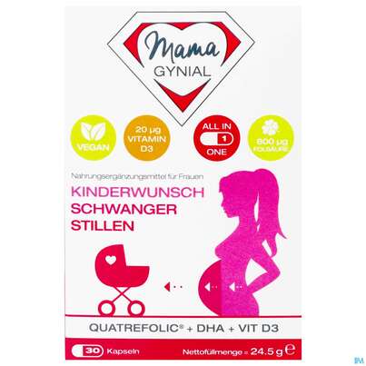 Sie sehen eine Packung MAMAGYNIAL KPS, 30 Stück, Produktbild: 01 MAMAGYNIAL KPS, 30 Stück, A-Nr.: 4607236 - 01