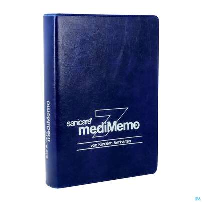 Sie sehen eine Packung Medikamentendispenser 7 Tage Sanicare Medimemo 1st, Produktbild: 02 Medikamentendispenser 7 Tage Sanicare Medimemo 1st, A-Nr.: 1513109 - 02