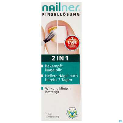 Sie sehen eine Packung NAILNER NAGELPILZ 2IN1 LSG, 5 Milliliter, Produktbild: 01 NAILNER NAGELPILZ 2IN1 LSG, 5 Milliliter, A-Nr.: 4296084 - 01