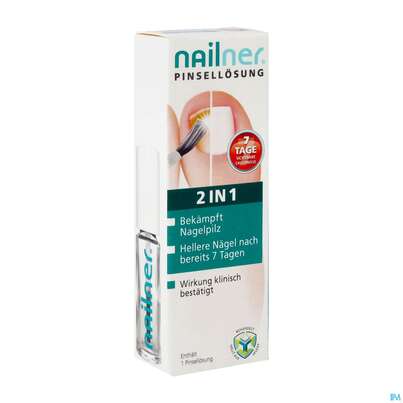 Sie sehen eine Packung NAILNER NAGELPILZ 2IN1 LSG, 5 Milliliter, Produktbild: 02 NAILNER NAGELPILZ 2IN1 LSG, 5 Milliliter, A-Nr.: 4296084 - 02