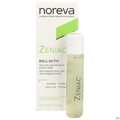 Sie sehen eine Packung Noreva Zeniac Roll Activ 5ml, Produktbild: 06 Noreva Zeniac Roll Activ 5ml, A-Nr.: 2634192 - 06