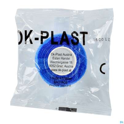 Sie sehen eine Packung OK-PLAST PFL+FINVB 2,5 BLAU, 1 Stück, Produktbild: 02 OK-PLAST PFL+FINVB 2,5 BLAU, 1 Stück, A-Nr.: 3461345 - 02
