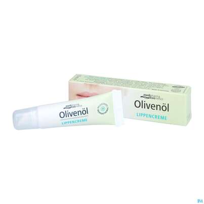 Sie sehen eine Packung Oliven Oel Medipharma Cosmetics Lippencreme 10ml, Produktbild: 04 Oliven Oel Medipharma Cosmetics Lippencreme 10ml, A-Nr.: 5769722 - 04