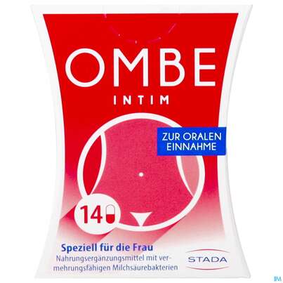 Sie sehen eine Packung Ombe Intim Kapseln Vegan 14st, Produktbild: 01 Ombe Intim Kapseln Vegan 14st, A-Nr.: 3005096 - 01
