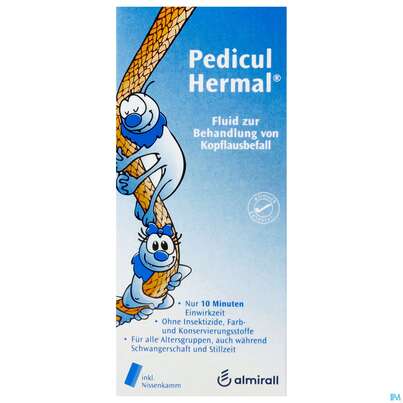 Sie sehen eine Packung Pedicul Hermal Fluid 100ml, Produktbild: 01 Pedicul Hermal Fluid 100ml, A-Nr.: 3187401 - 01