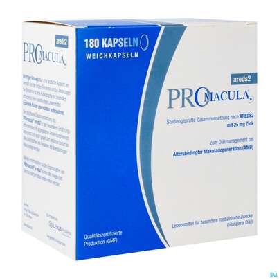 Sie sehen eine Packung PROMACULA KPS AREDS2, 180 Stück, Produktbild: 02 PROMACULA KPS AREDS2, 180 Stück, A-Nr.: 4330875 - 02
