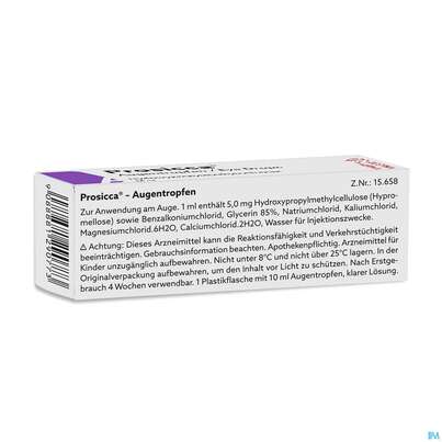 Sie sehen eine Packung PROSICCA AU-TR, 10 Milliliter, Produktbild: 03 PROSICCA AU-TR, 10 Milliliter, A-Nr.: 1290773 - 03