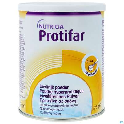 Sie sehen eine Packung PROTIFAR EIWEISSPLV, 225 Gramm, Produktbild: 01 PROTIFAR EIWEISSPLV, 225 Gramm, A-Nr.: 2665577 - 01
