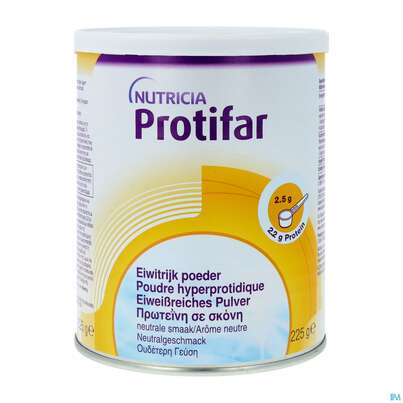 Sie sehen eine Packung PROTIFAR EIWEISSPLV, 225 Gramm, Produktbild: 02 PROTIFAR EIWEISSPLV, 225 Gramm, A-Nr.: 2665577 - 02