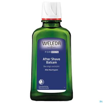 Sie sehen eine Packung Rasiercreme,-seife,-wasser Weleda After Shave Balsam For Men 100ml, Produktbild: 01 Rasiercreme,-seife,-wasser Weleda After Shave Balsam For Men 100ml, A-Nr.: 1842853 - 01